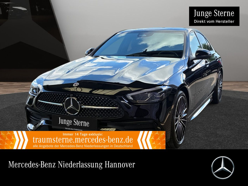 Mercedes-Benz C 180 AMG+NIGHT+PANO+360+LED+19"+TOTW+KEYLESS+9G