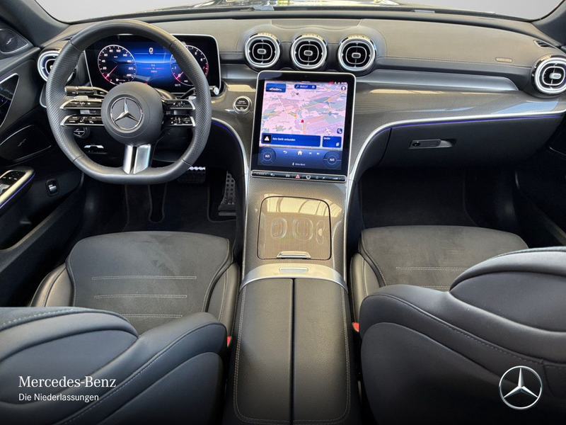 Mercedes-Benz C 180 AMG+NIGHT+PANO+360+LED+19"+TOTW+KEYLESS+9G — photo 13