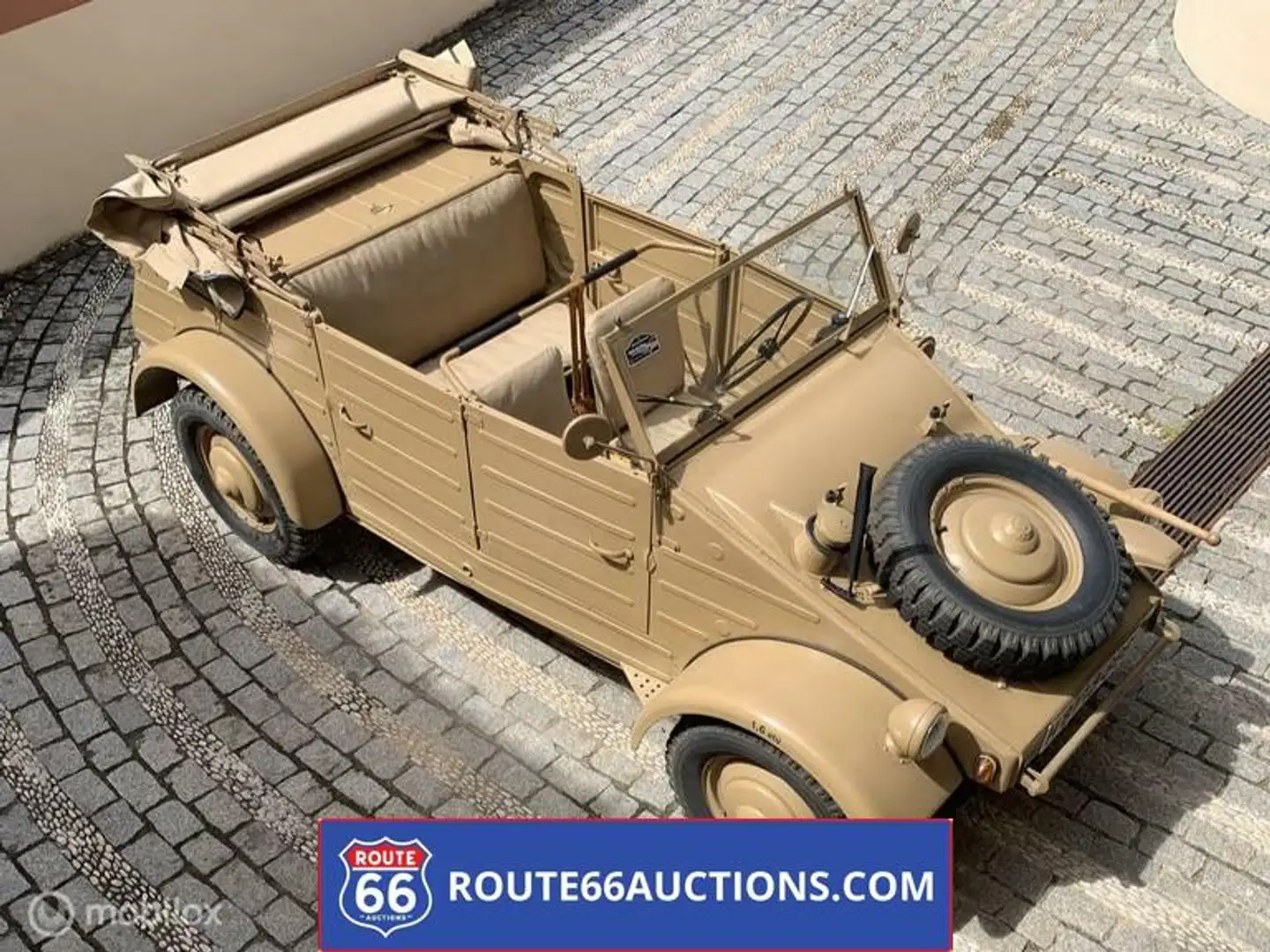 Volkswagen Kübelwagen Typ 82 cabriolet | Route 66 Auctions Maro - 1