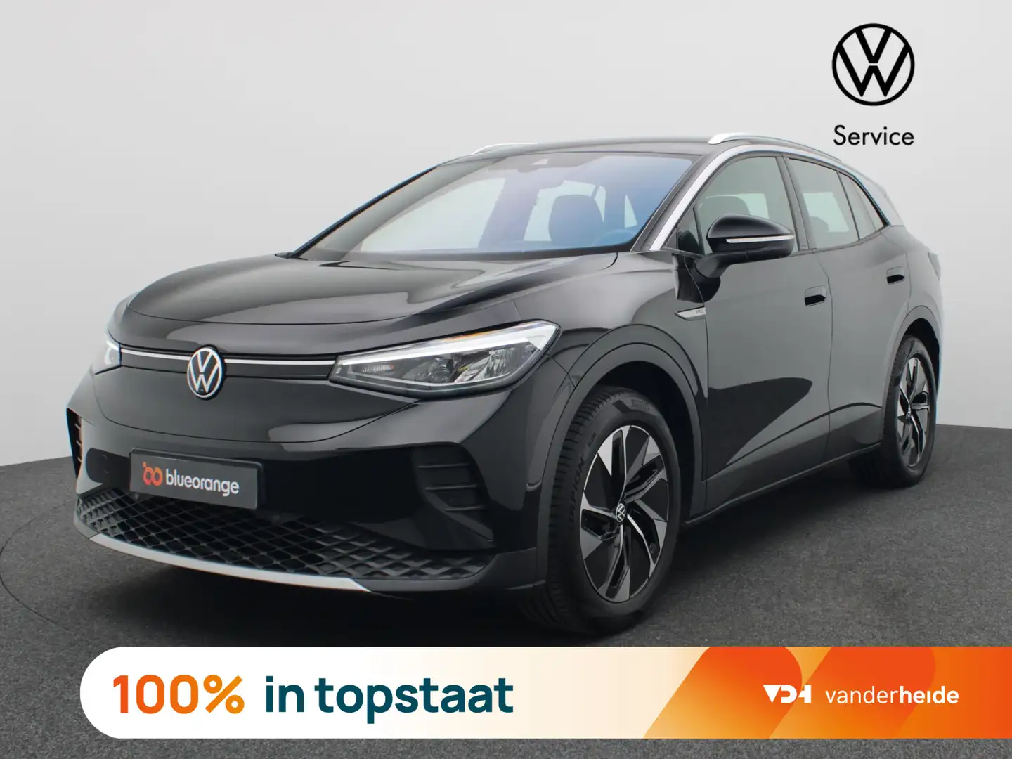 Volkswagen ID.4 Pro Advantage 77 kWh Warmtepomp, trekhaak, 360 gr. Zwart - 1