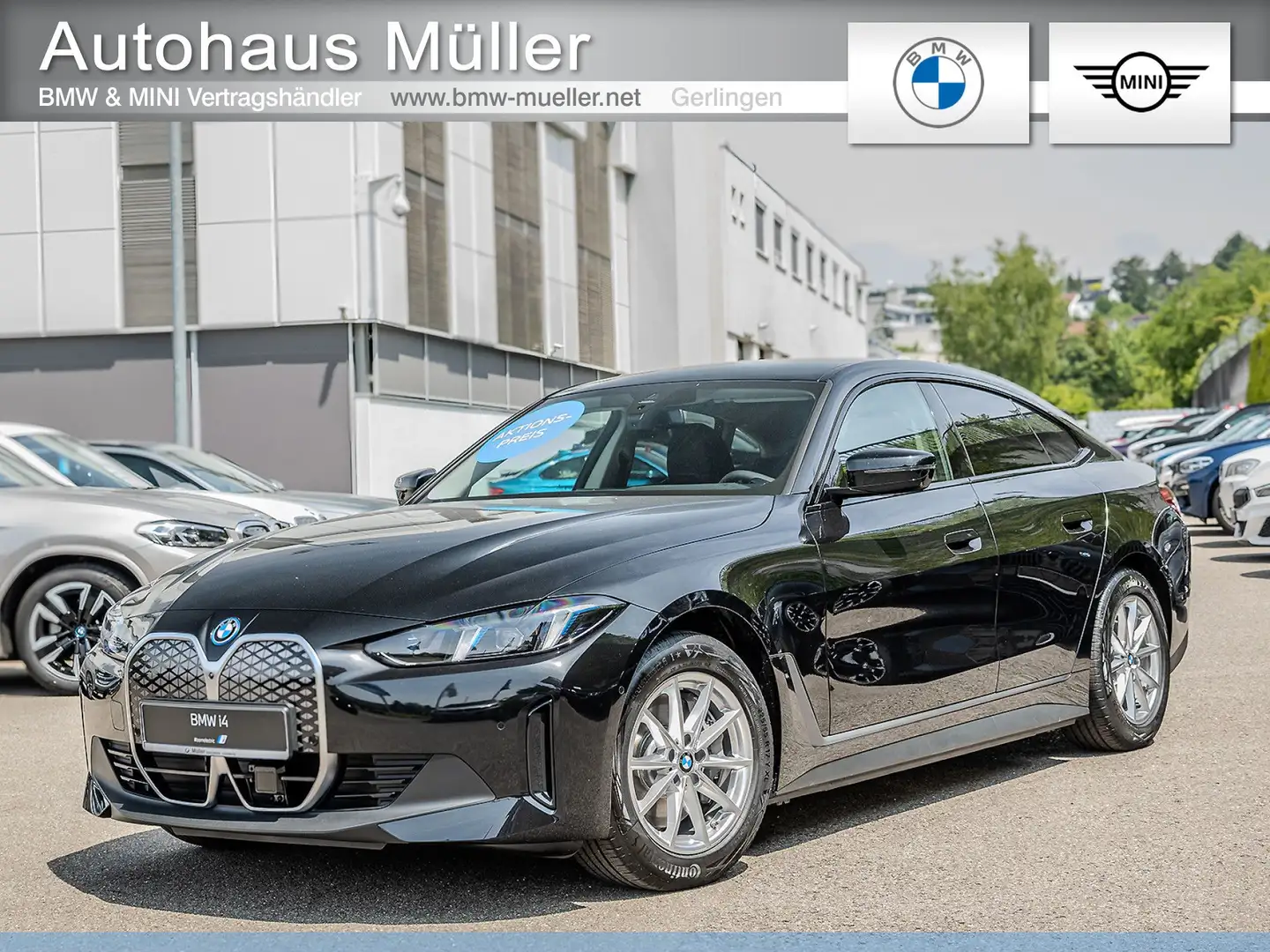 BMW i4 eDrive40 UPE 69.980 Innovation Komfort AHK HUD Black - 1