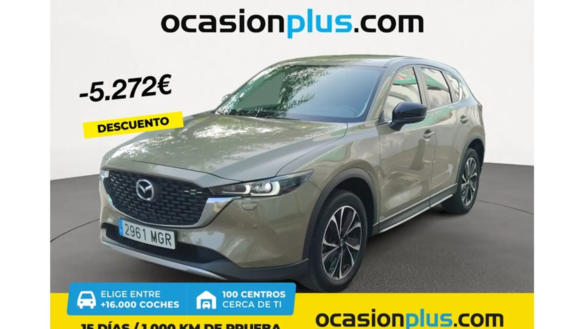 Mazda CX-5 2.0 e-Skyactiv-G MHEV Newground 2WD Aut. 121kW Gris - 1