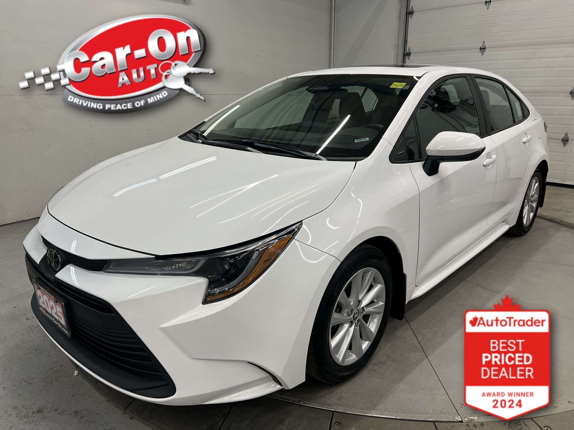 White 2025 Toyota Corolla Sedan Front-Wheel Drive Automatic