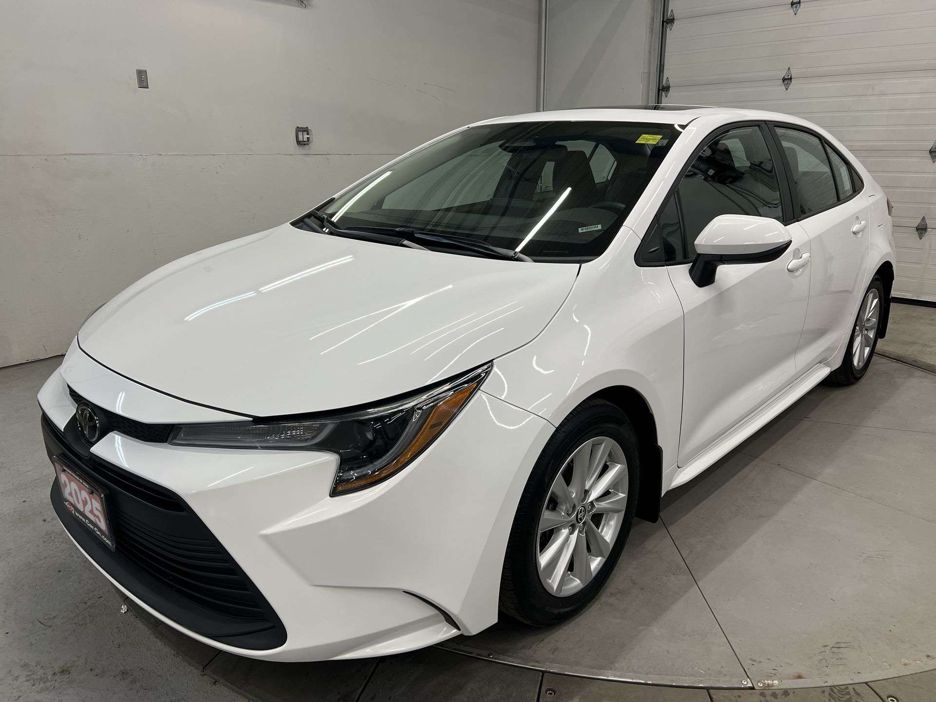 White 2025 Toyota Corolla Sedan Front-Wheel Drive Automatic