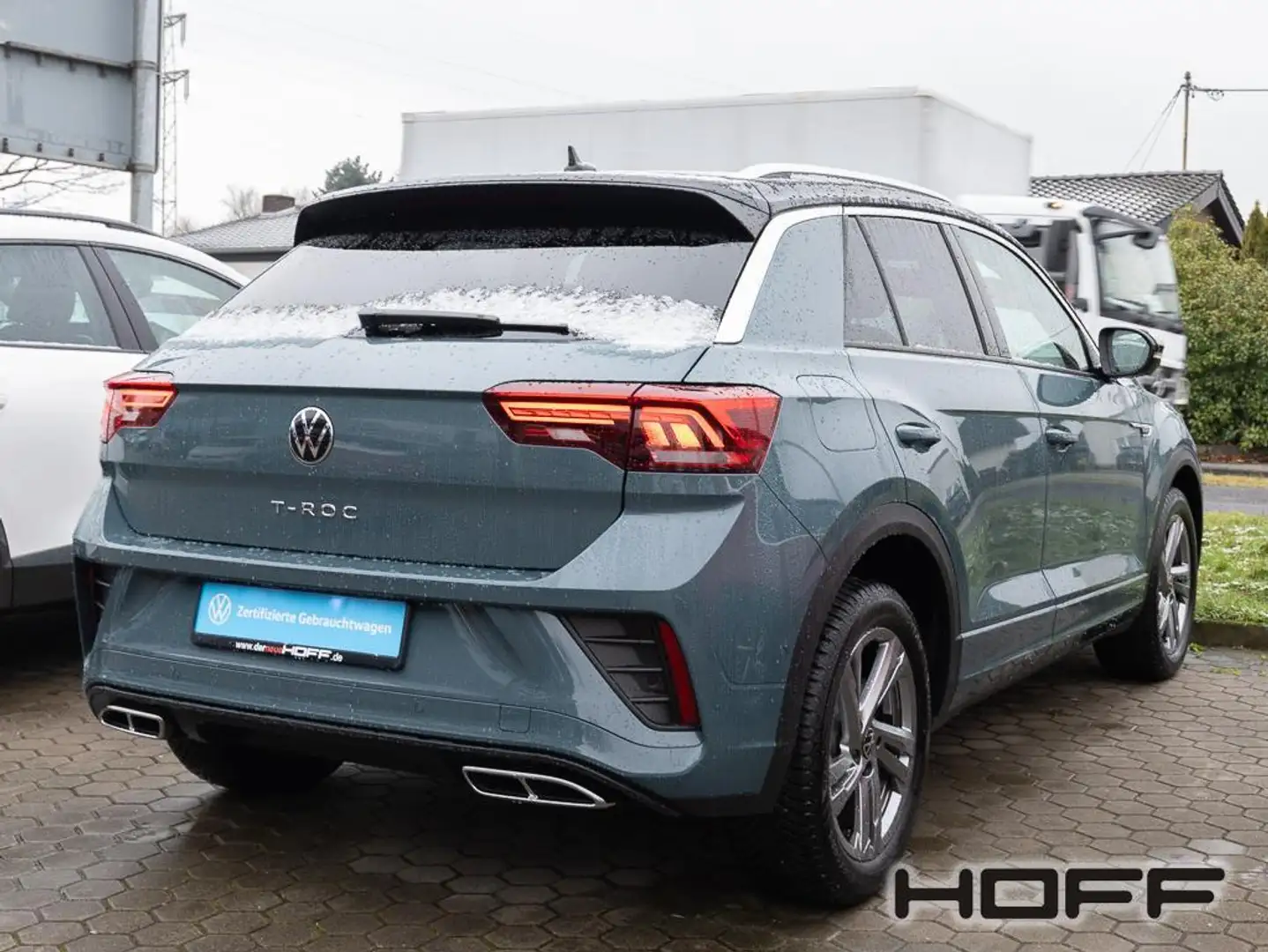 Volkswagen T-Roc 1.5 TSI DSG R-Line Navi Bluetooth AHK Kamera Blau - 2