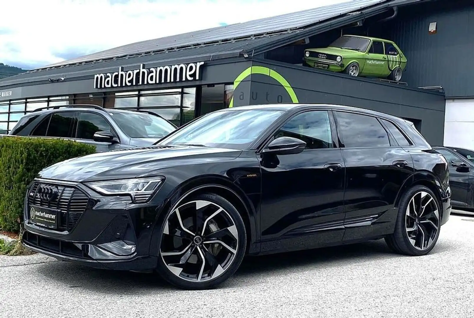 Audi e-tron 55 S line*ALL-BLACK*KEY*MEMORY*LED*CAM*23'' Noir - 1