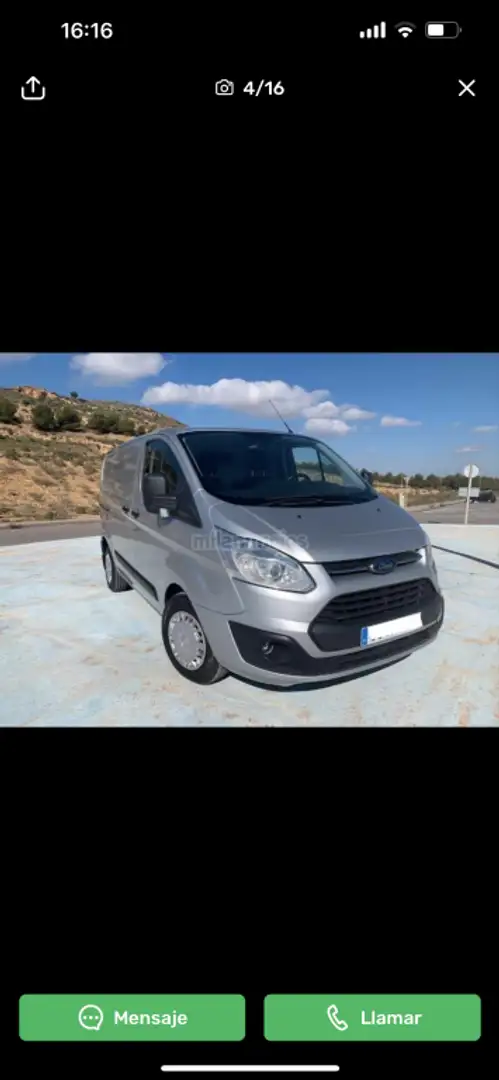 Ford Transit Custom FT 250 L1 Van Ambiente 100 Zilver - 1