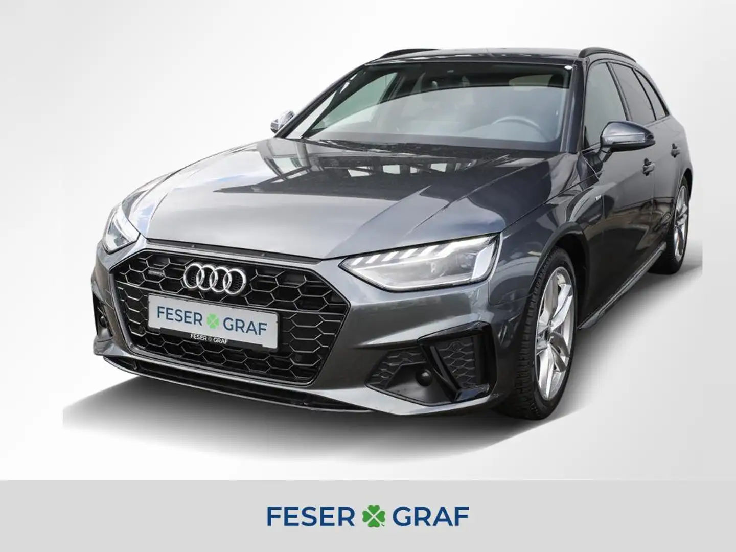 Audi A4 Av. 45 TFSI qu. 2x S line AHK LED Navi Sitzh. Grau - 1