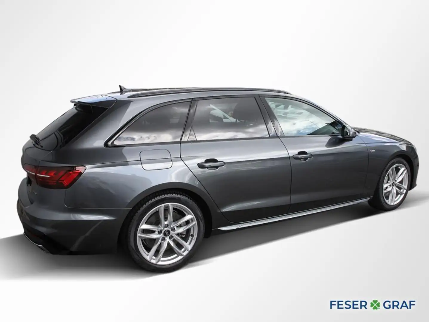 Audi A4 Av. 45 TFSI qu. 2x S line AHK LED Navi Sitzh. Grau - 2