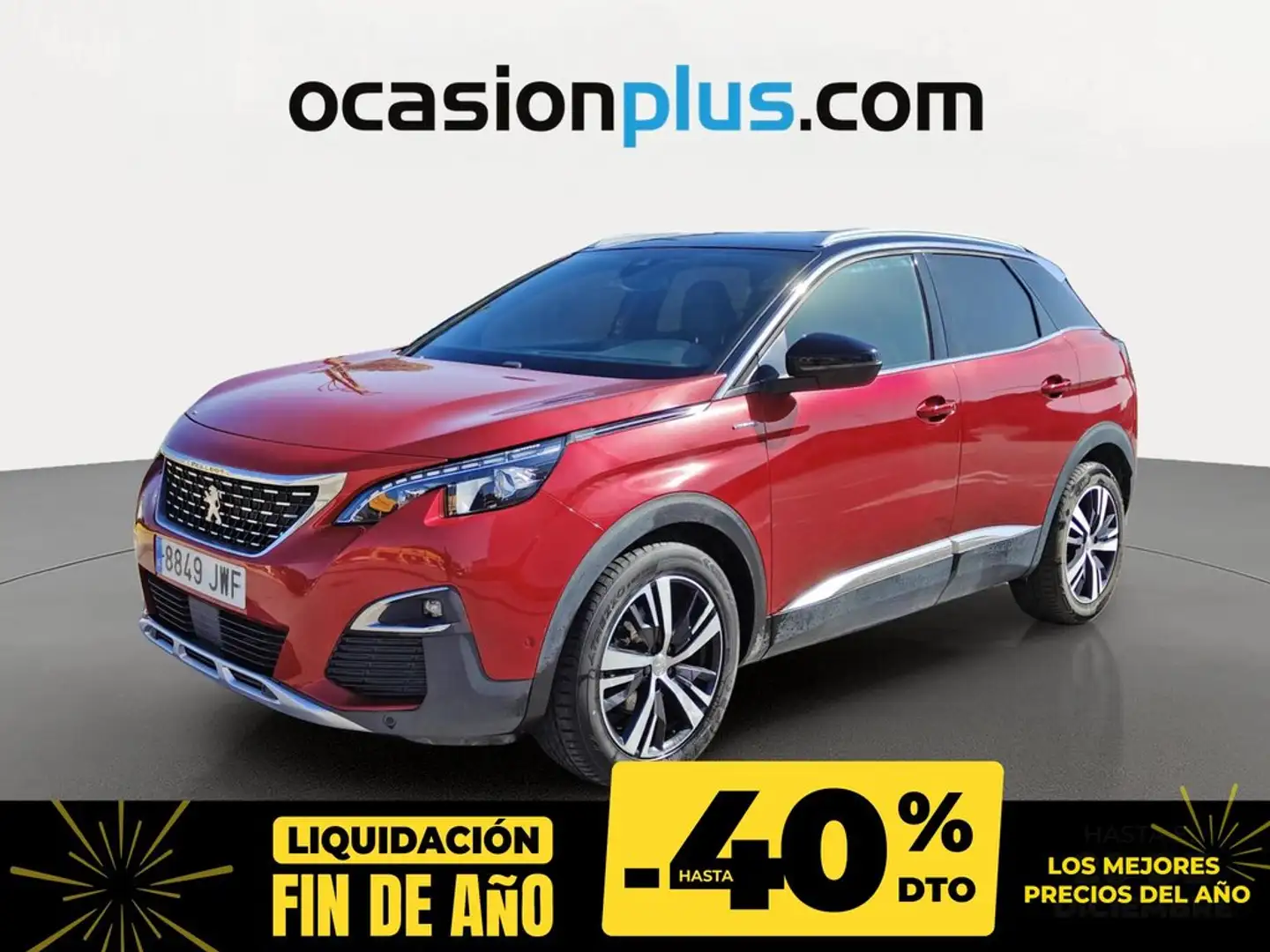 Peugeot 3008 1.6BlueHDi GT Line S&S EAT6 120 Rojo - 1