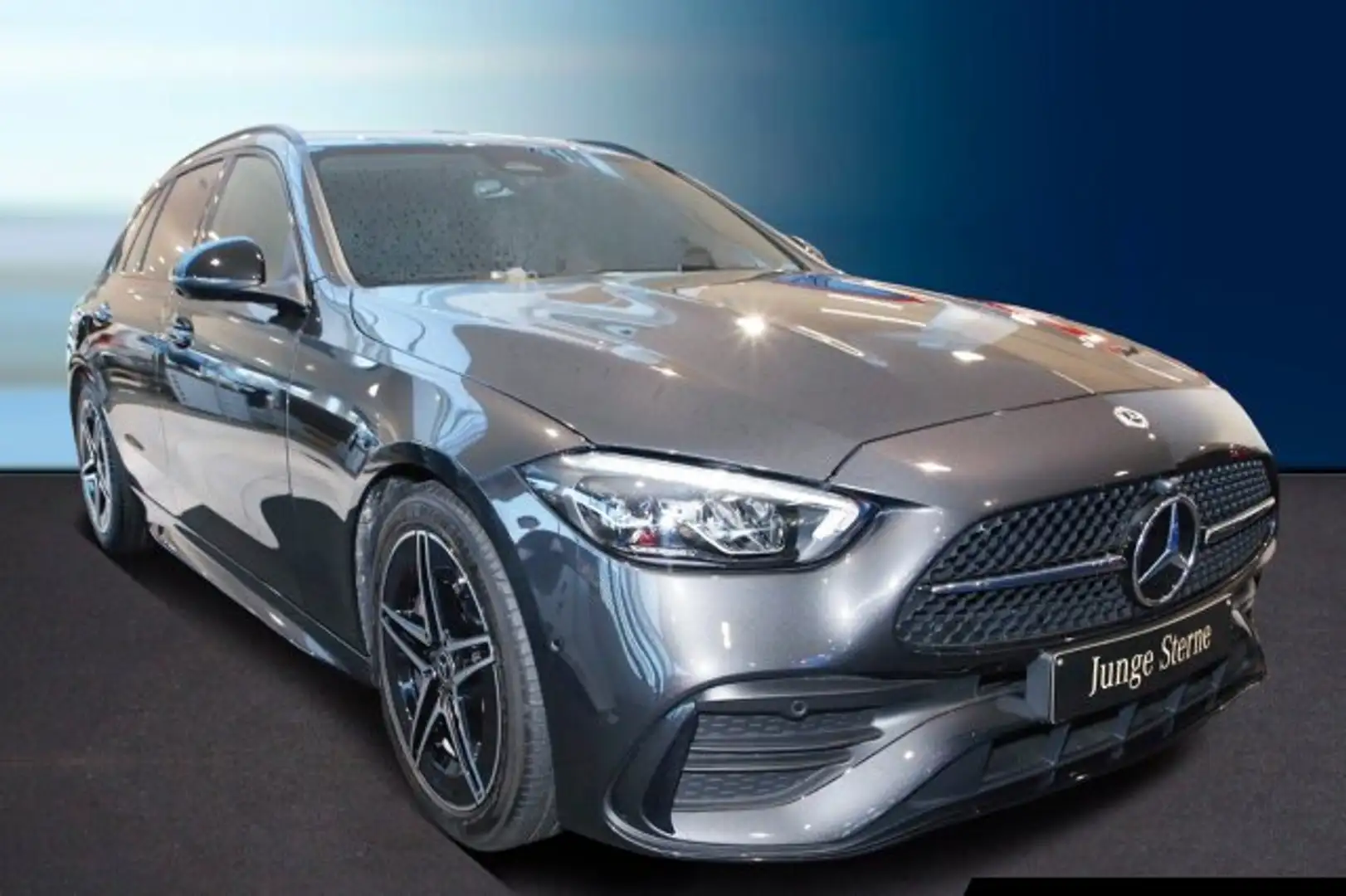 Mercedes-Benz C 220 C 220 d T-Mod AMG Line Night/360°/Distr/Totw/AHK Grau - 2
