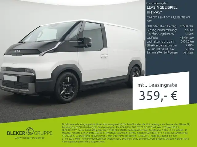 Kia CARGO L2H1 3T 71,2 ELITE WP AW