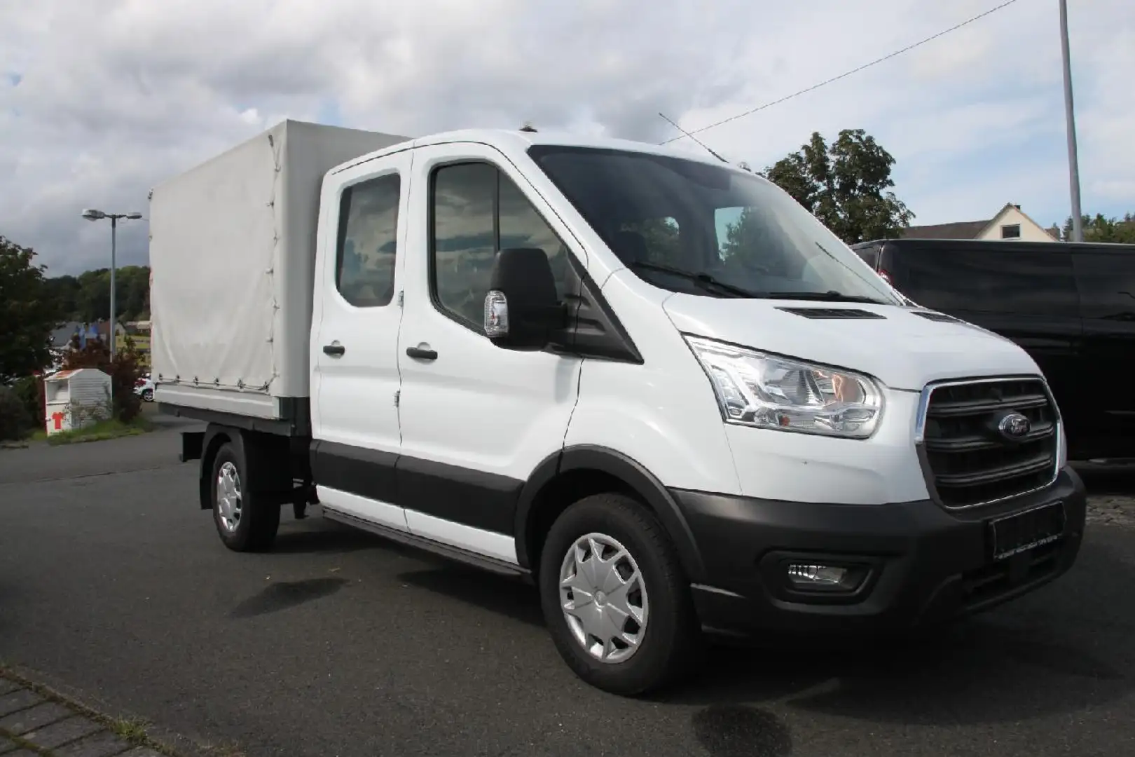 Ford Transit 350 L2 Doppelkabine Trend+PLANENWAGEN+KLIMA+NEBEL+ Blanc - 2
