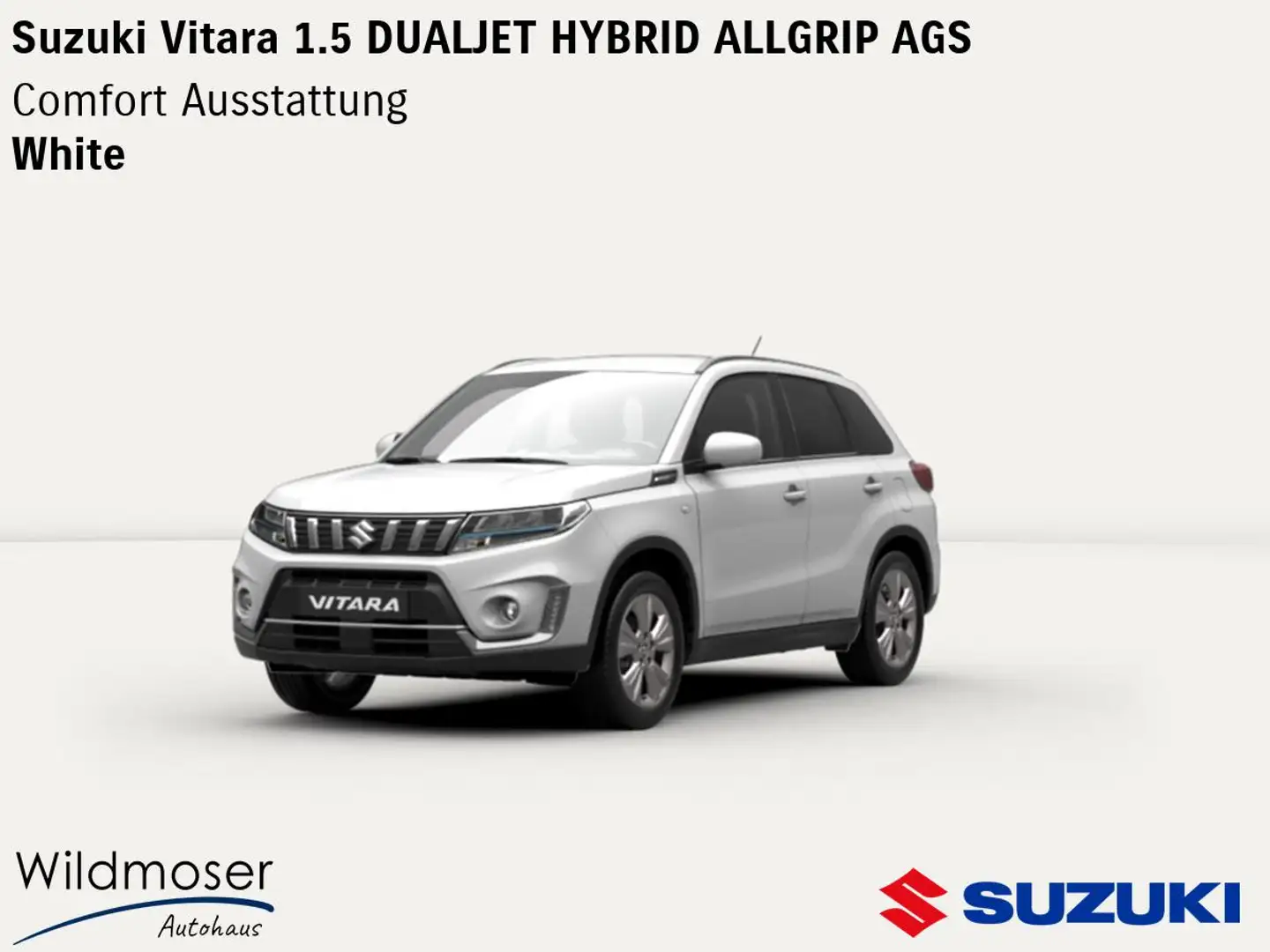 Suzuki Vitara ❤️ 1.5 DUALJET HYBRID ALLGRIP AGS ⏱ 2 Monate Liefe Weiß - 1
