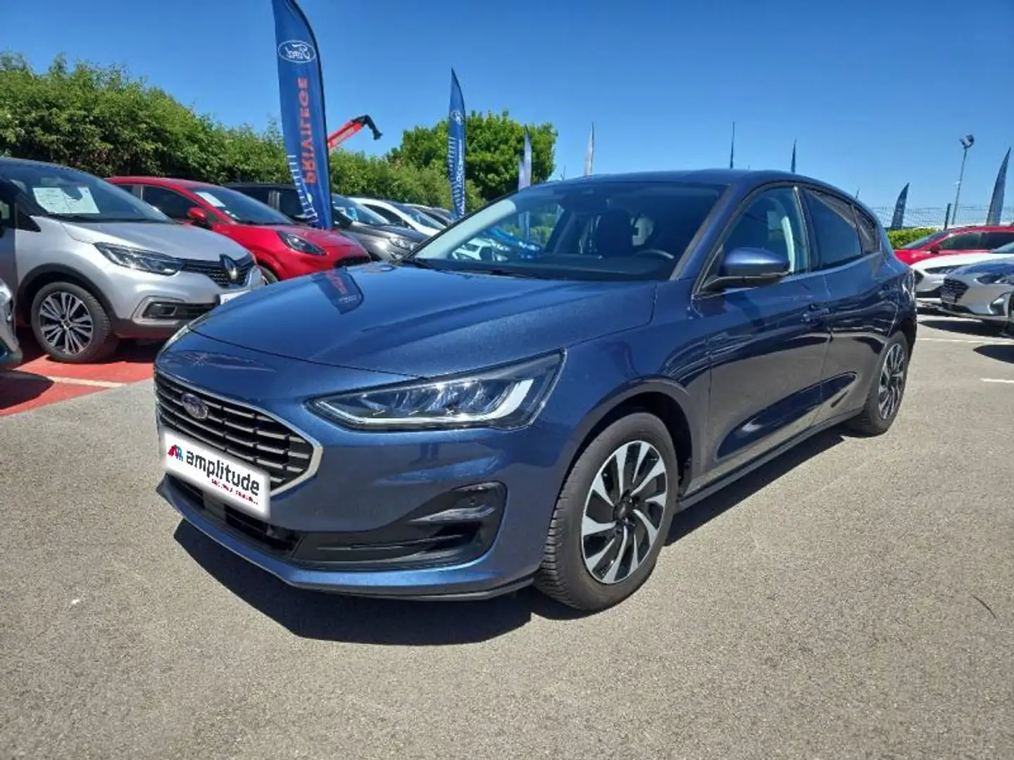 Ford Focus 1.0 EcoBoost mHEV 125ch Titanium X Business Bleu - 1
