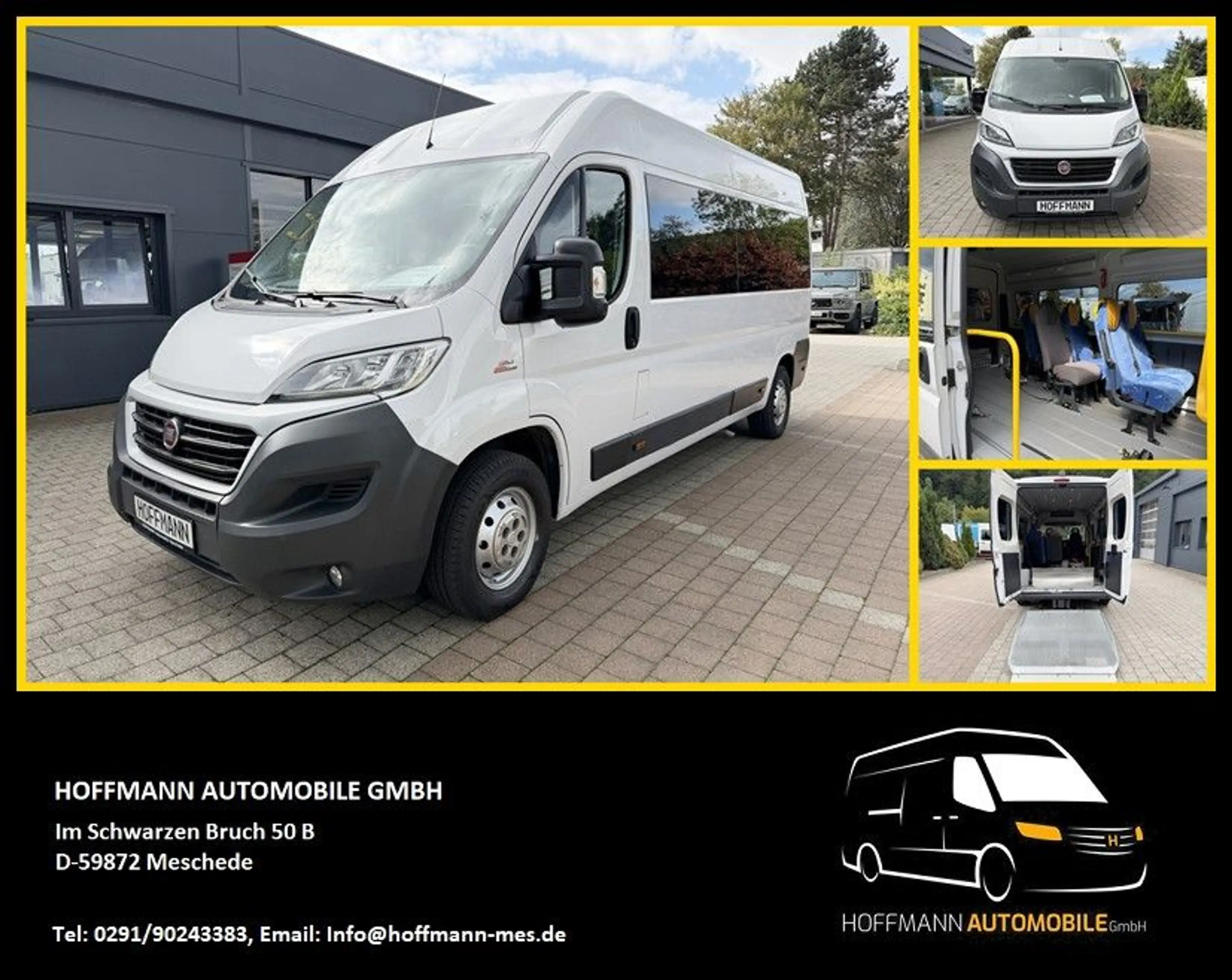 Fiat Ducato Kasten Bus 7-Sitze L3H2 Rollstuhlgerecht