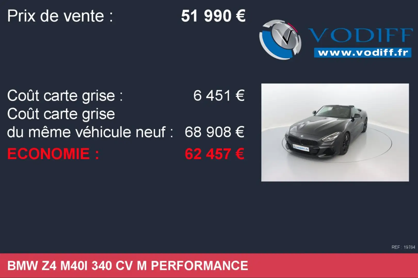 BMW Z4 M40I 340 CV M PERFORMANCE Noir - 2