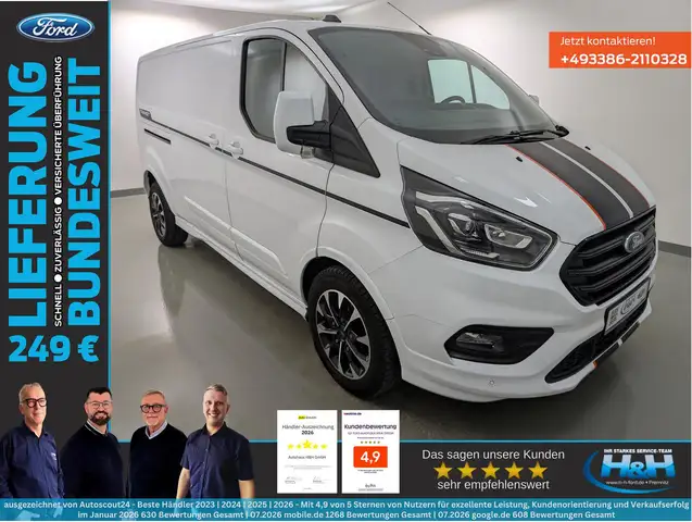Ford Transit Custom 2.0 Aut 320L2 Sport AHK+Xenon+SHZ