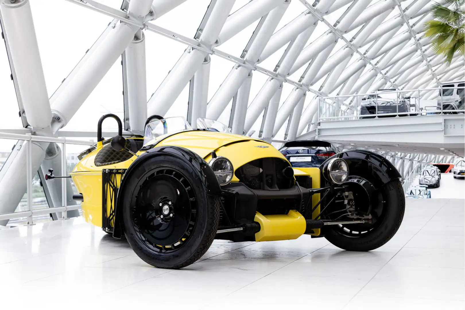 Morgan Super 3 | Luggage racks | Graphite inner body | He Jaune - 1