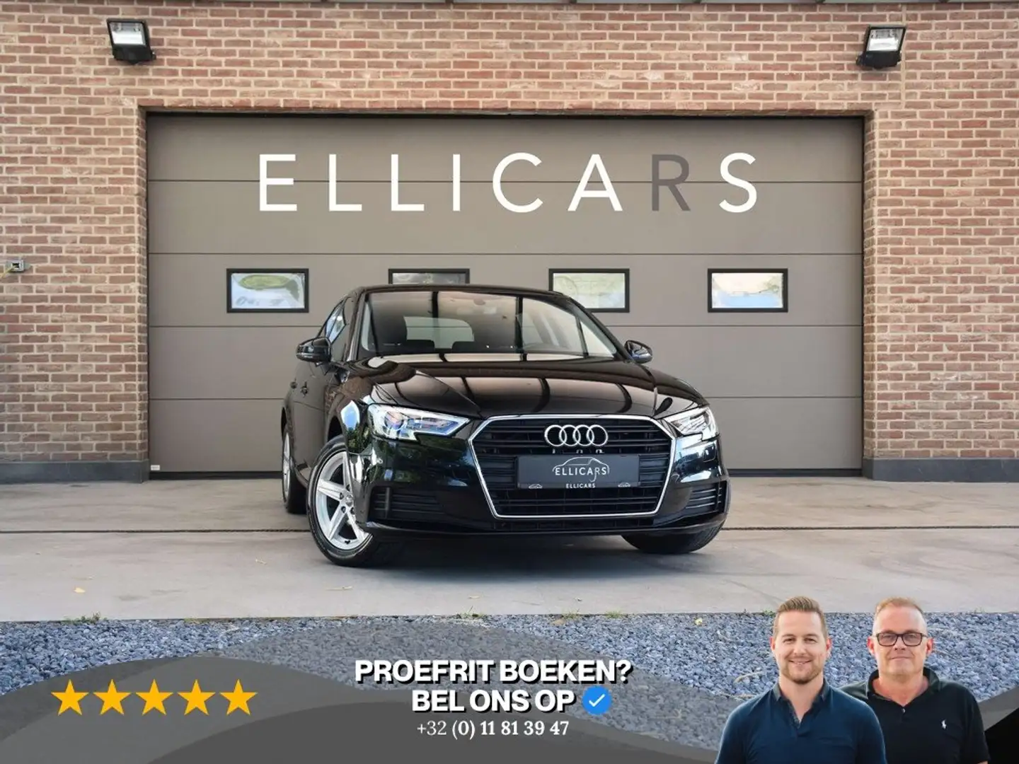 Audi A3 A3 1.6 TDI SPORTBACK / GPS / XENON / TREKHAAK / AC Noir - 1