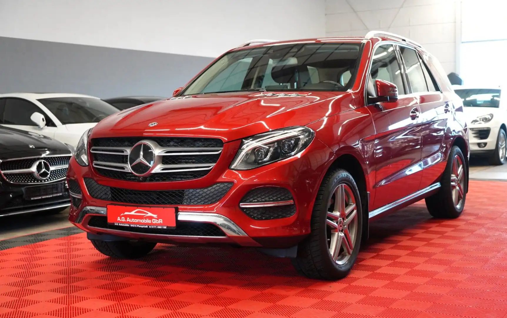 Mercedes-Benz GLE 350 d 4Matic *1.Hand*Acc*Spur*360°Ca Rosso - 1