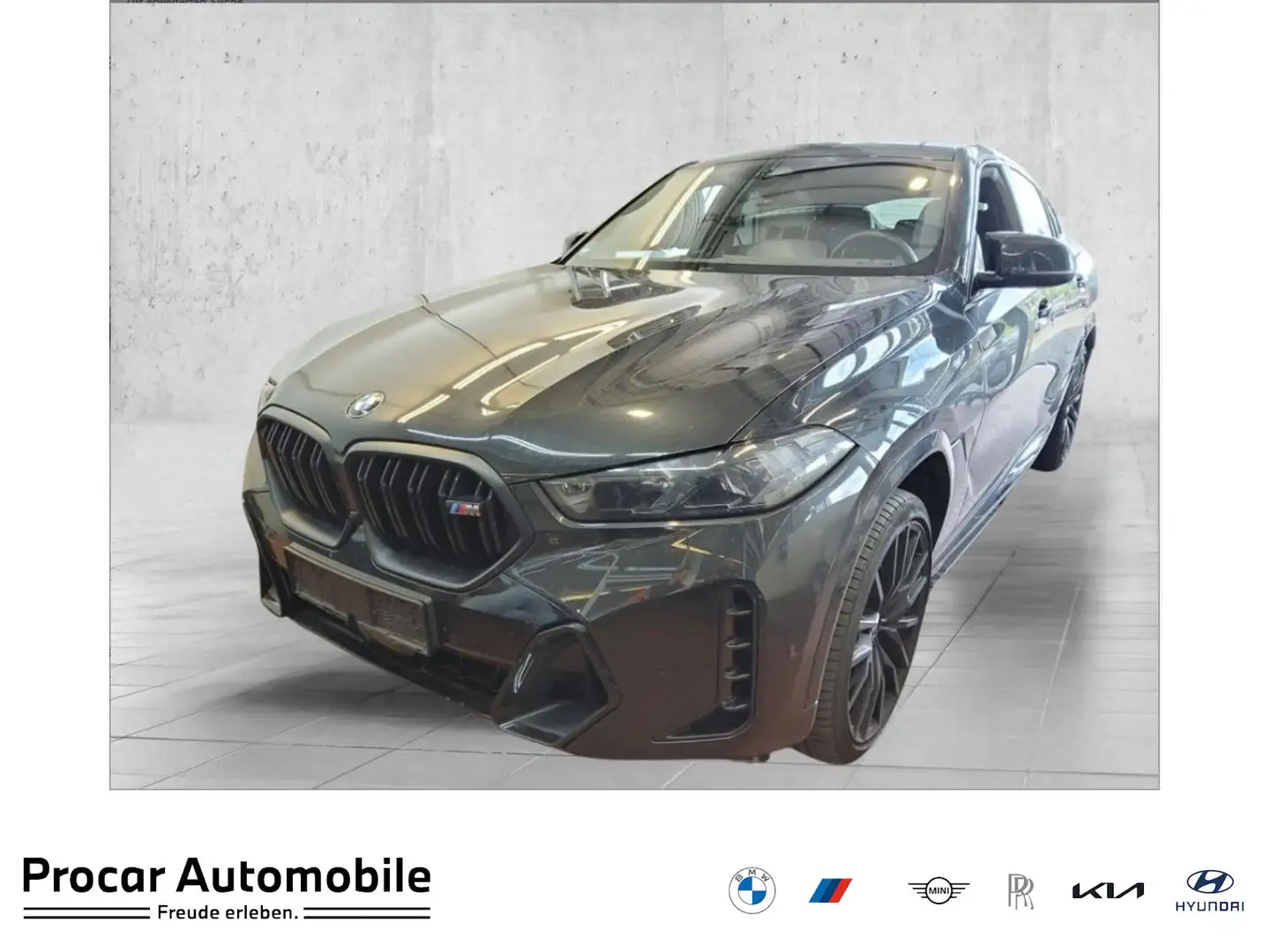 BMW X6 M60i xDrive M Sport PANO RFK NAVI LED DAB LM Negro - 1