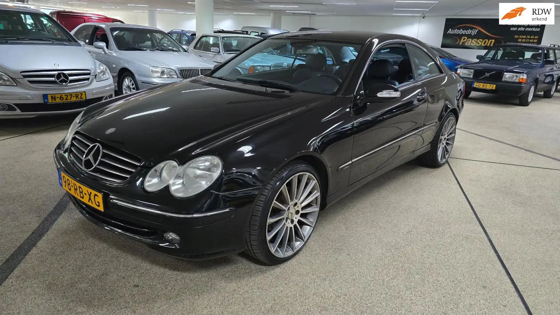 Mercedes-Benz CLK 200 Coupé K. Avantgarde Zwart - 1
