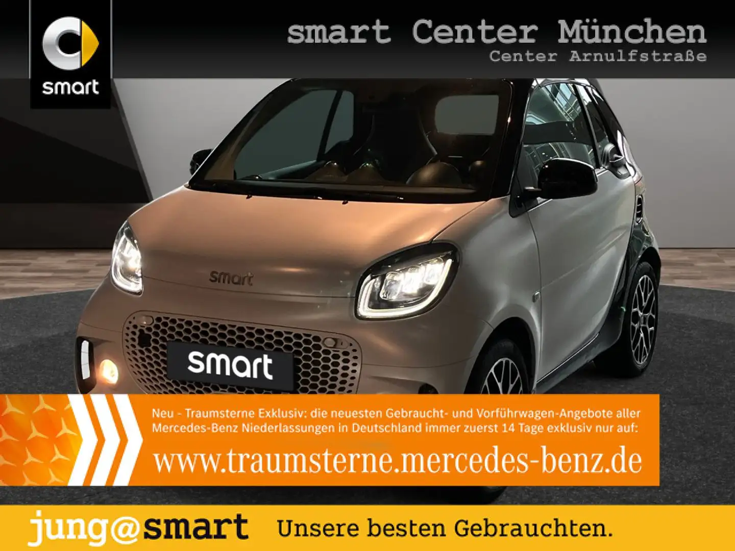 smart forTwo EQ 60kWed prime SHZ PDC+Kamera JBL Ambiente Weiß - 1