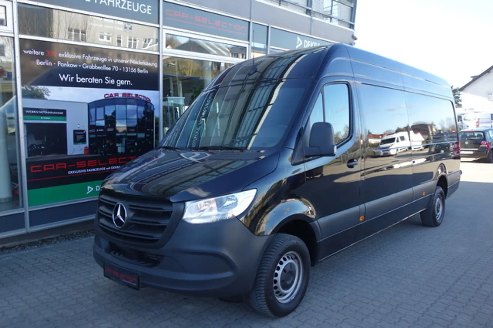 Mercedes-Benz Sprinter 317 CDI Kasten Maxi AHK/KAM/SITZHZ/MBUX Schwarz - 1