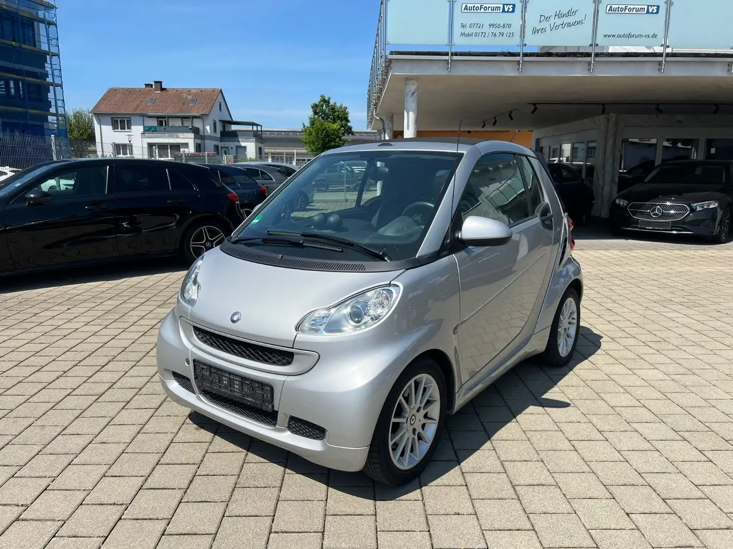 smart forTwo cabrio Micro Hybrid Drive 52kW*Klima Silber - 2