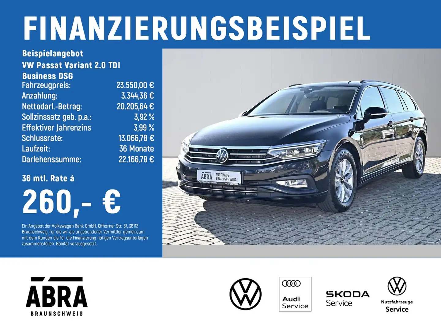 Volkswagen Passat Variant 2.0 TDI Business DSG IQ.LIGHT Noir - 2