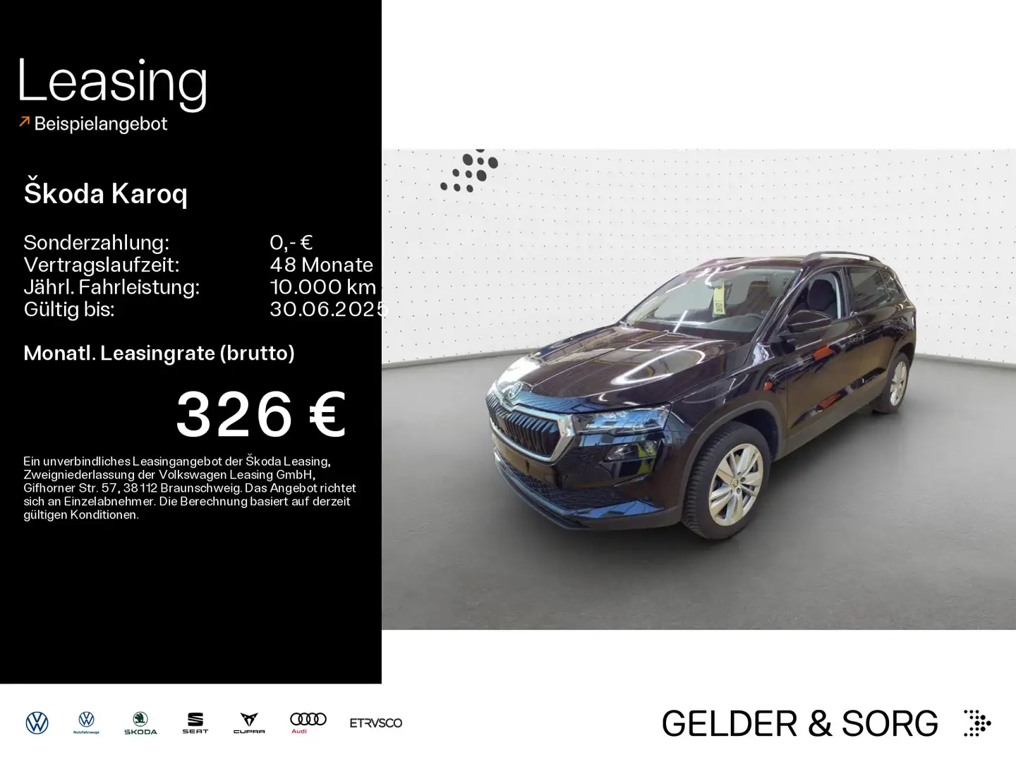 Skoda Karoq Selection 1.5 TSI RFK*AHK*Virtual*LED*Navi Schwarz - 1