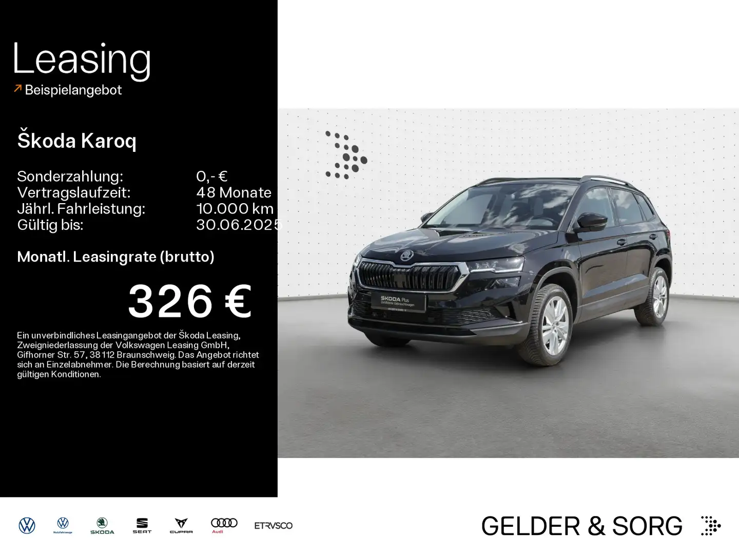 Skoda Karoq Selection 1.5 TSI RFK*AHK*Virtual*LED*Navi Nero - 1
