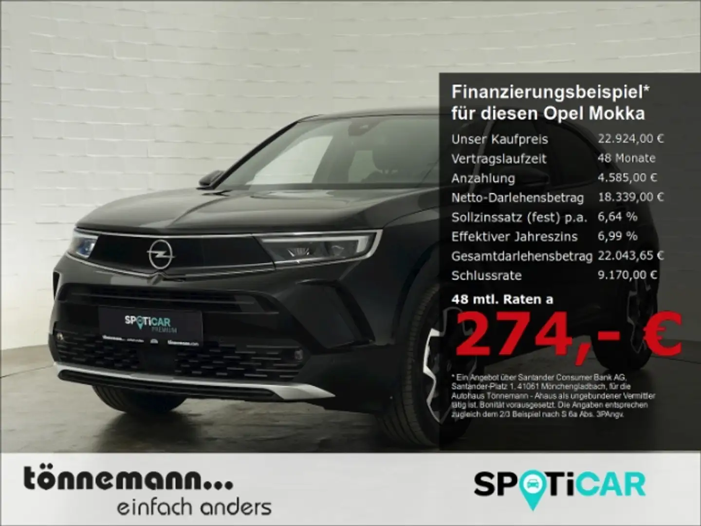 Opel Mokka B ULTIMATE AT+LED+NAVI+RÜCKFAHRKAMERA+MASSAGESITZ+ Noir - 1
