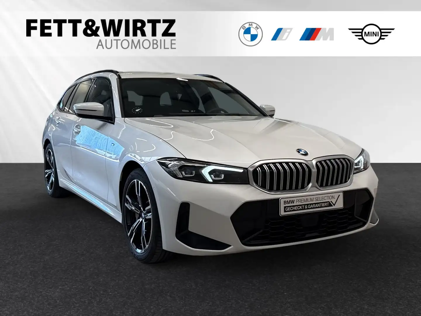 BMW 330 i xDrive Touring Allrad|M Sport|Stop&Go|HiFi|Parka Wit - 1