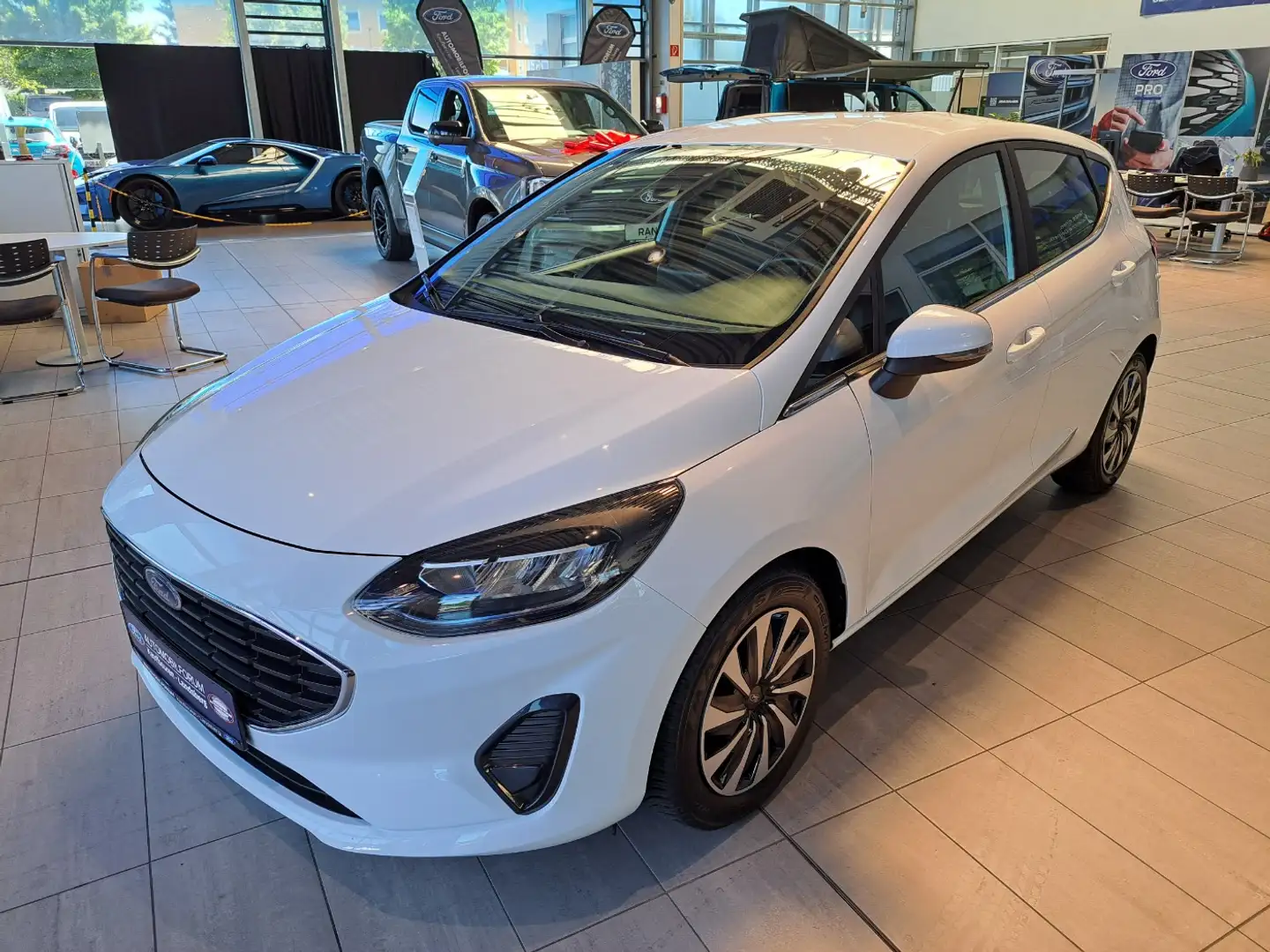 Ford Fiesta 1.0 EcoBoost Titanium LED SHZ SYNC KlimaA Weiß - 2