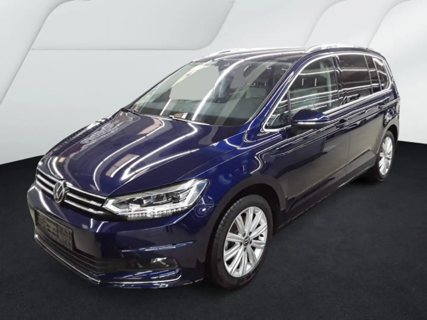 Volkswagen Touran 2.0 TDI DSG HIGHLINE 7-SITZE NAVI AHK KAM Blau - 2