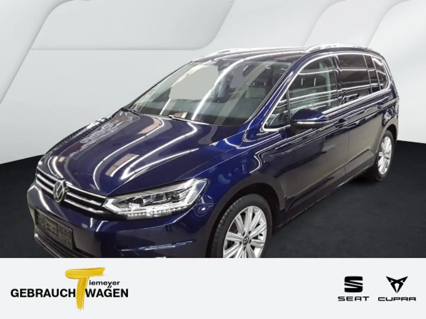 Volkswagen Touran 2.0 TDI DSG HIGHLINE 7-SITZE NAVI AHK KAM Blau - 1