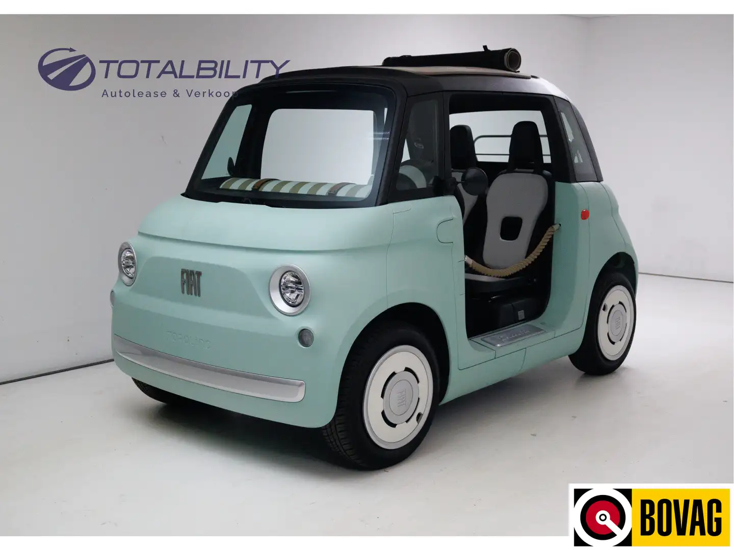 Fiat Topolino Cabrio Dolcevita | 100% opgeladen in minder dan 4 Zöld - 1