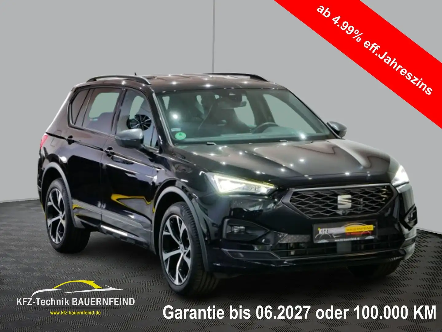 SEAT Tarraco 2.0 TSI FR 4Drive AHK GARANTIE 2027 Negro - 1