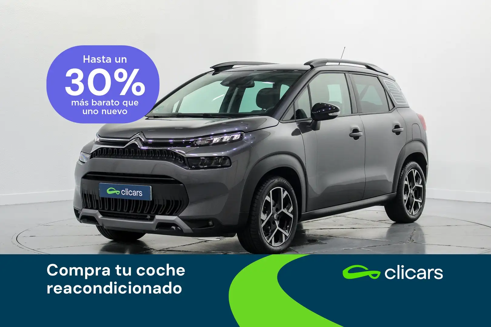 Citroen C3 Aircross Puretech S&S Shine Pack EAT6 130 Gris - 1