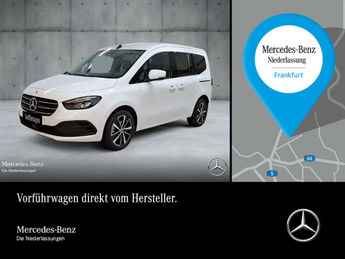 Mercedes-Benz T-Class T 180 d EDITION+PROGRESSIVE+Klimaautom+AHK+Navi Weiß - 1