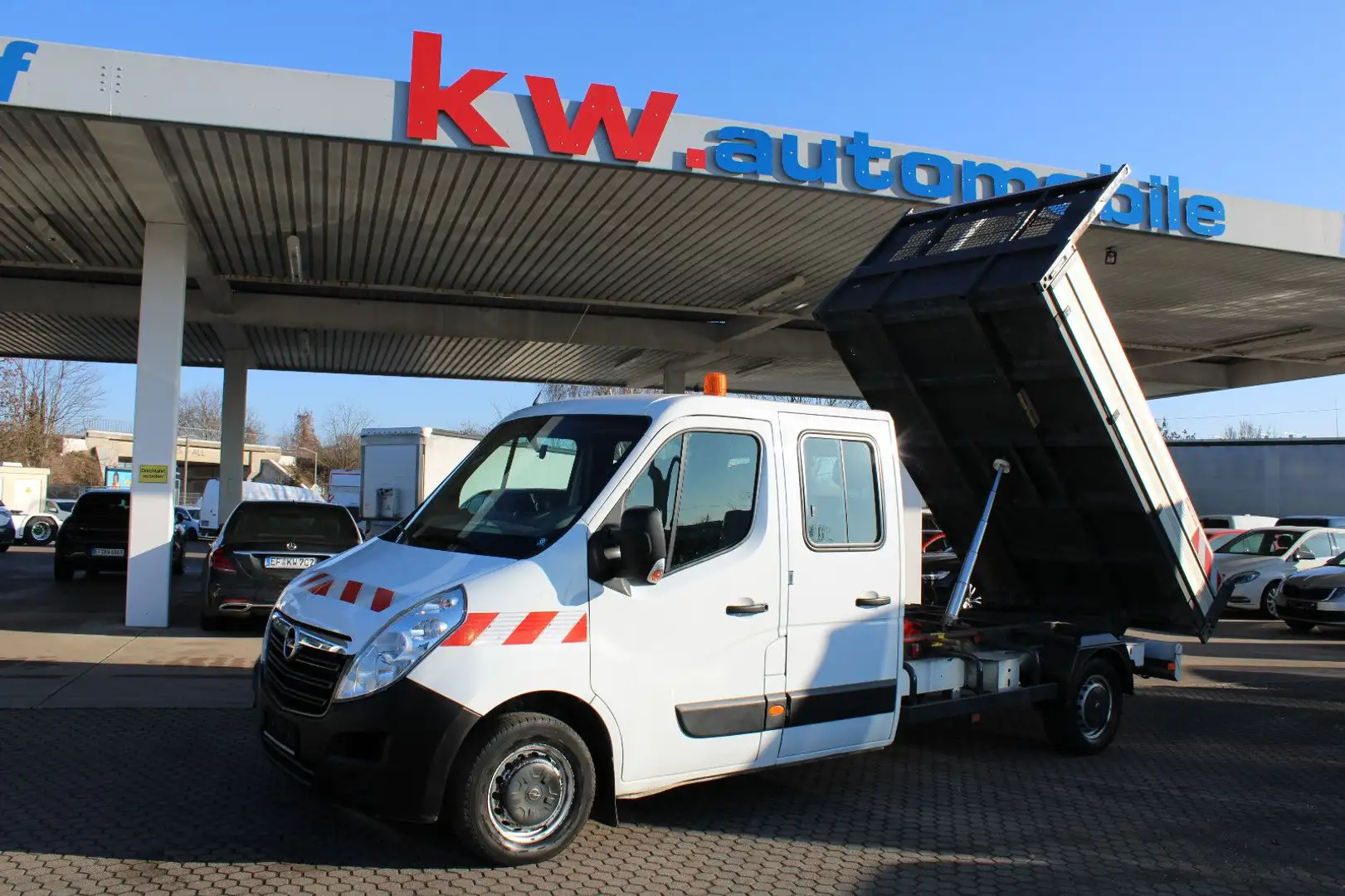 Opel Movano 2,3 CDTI Doka Kipper,Klima,AHK,Navi,Kam Blanc - 1
