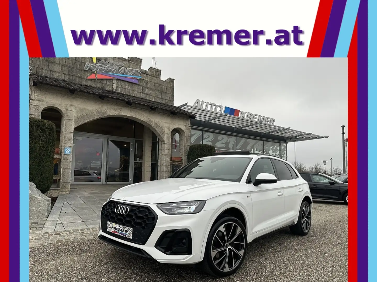 Audi Q5 40 TDI quattro S-line S-tronic/3xS-LINE/PANO/SH... Bianco - 1