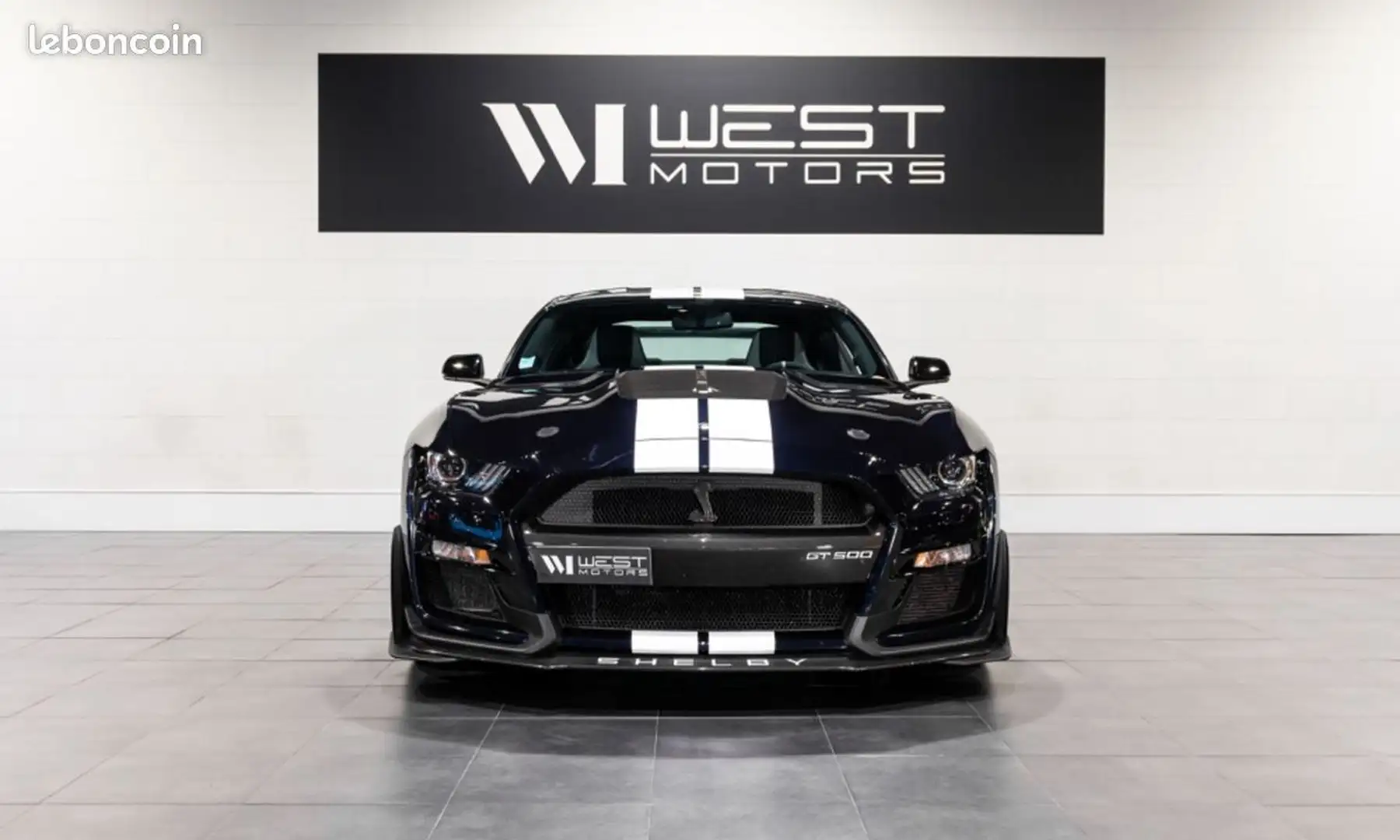 Ford Mustang GT500 5.2 771 TRACK PACK – 1°MAIN FRANÇAISE Carbone aileron GT4 1709E-MOIS Blau - 2