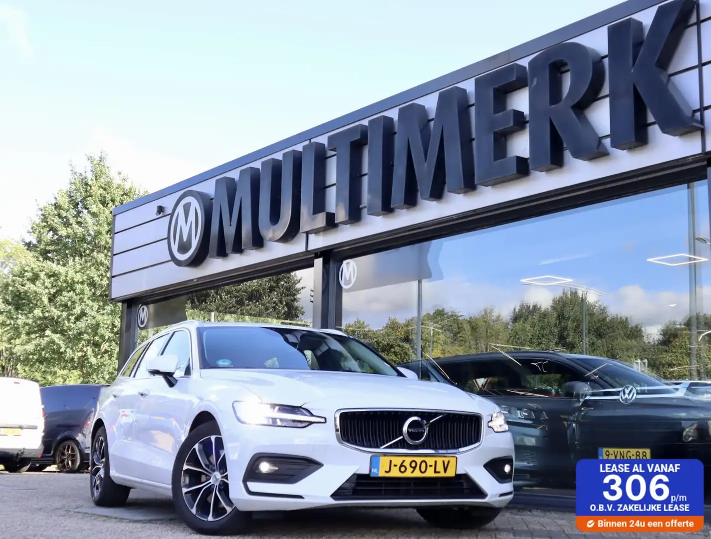 Volvo V60 2.0 B3 Business Pro, Dealer onderhouden, Trekhaak Blanc - 1