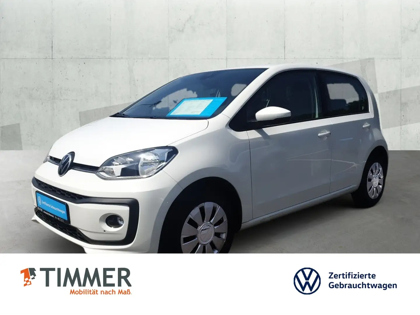 Volkswagen up! 1.0 MOVE! 4-TÜR *RKAM *SHZ *CLIMA *TEMPO *DAB+ * Bianco - 1