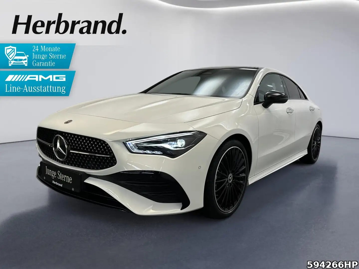 Mercedes-Benz CLA 200 Coupé AMG  Night Pano Lenkradhzg. 19"LM Weiß - 1