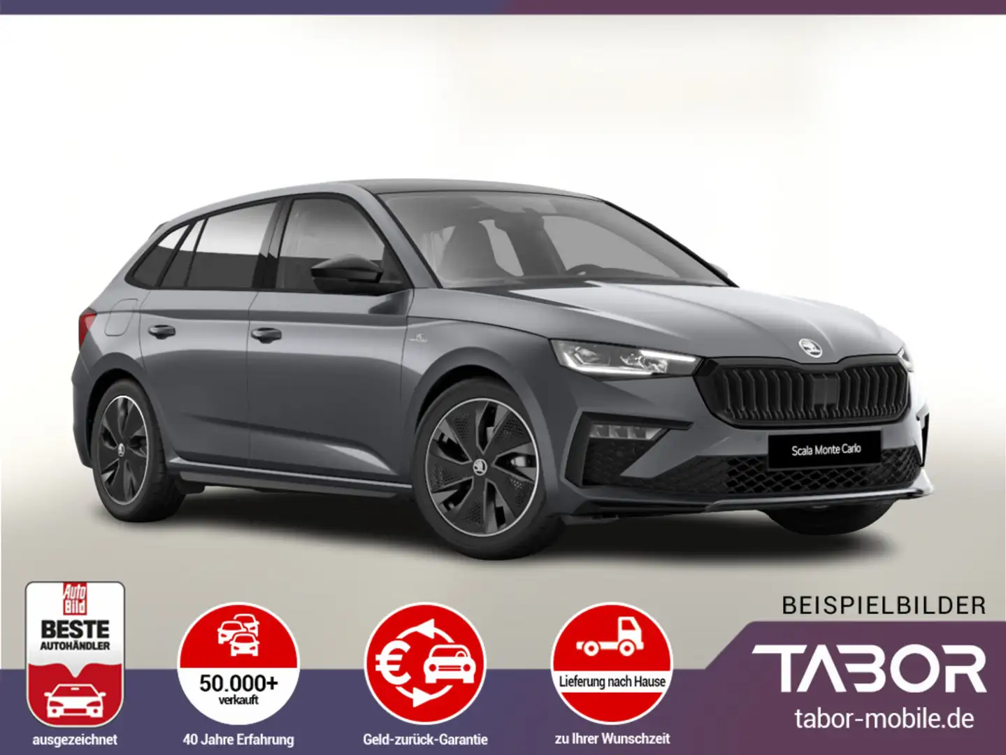 Skoda Scala DSG MonteC Pano Matrix ACC SideA UVP-31%* Grau - 1
