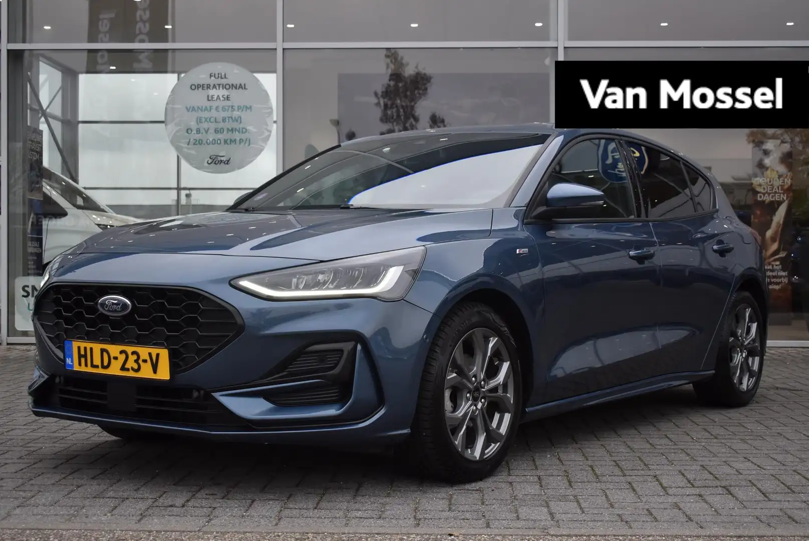 Ford Focus 1.0 EcoBoost Hybrid 155 Pk ST Line Style Blauw - 1